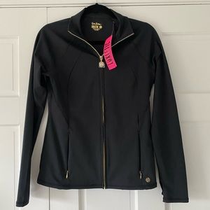 Lilly Pulitzer Black Zip-Up
